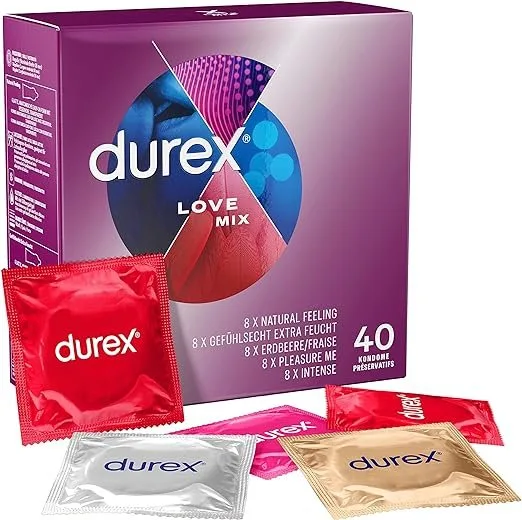 Packung Durex Kondome als Schutz beim Casual Dating