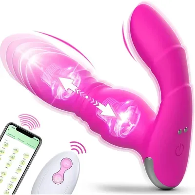 Rosa Vibro-Ei GM-322 samt Fernbedienung, auch per Smartphone steuerbar
